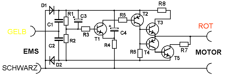 Schaltplan EMS-Dekoder