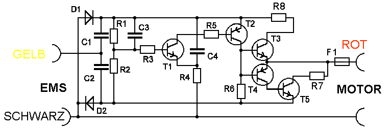 Schaltplan EMS-Dekoder