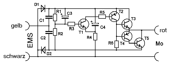 Schaltplan EMS-Dekoder