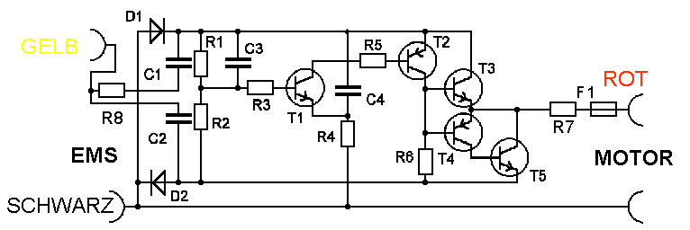 Schaltplan EMS-Dekoder