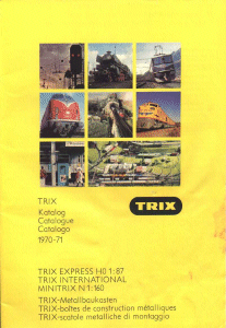 Katalog 1970 Exportausgabe